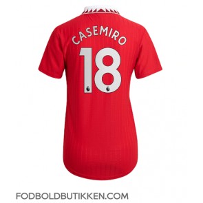Manchester United Casemiro #18 Hjemmebanetrøje Dame 2022-23 Kortærmet